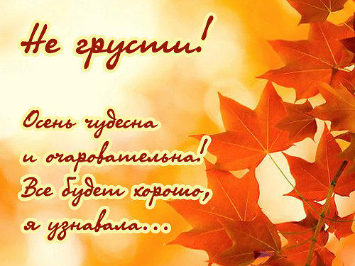 Поздравления С Осенью В Картинках Бесплатно Скачать