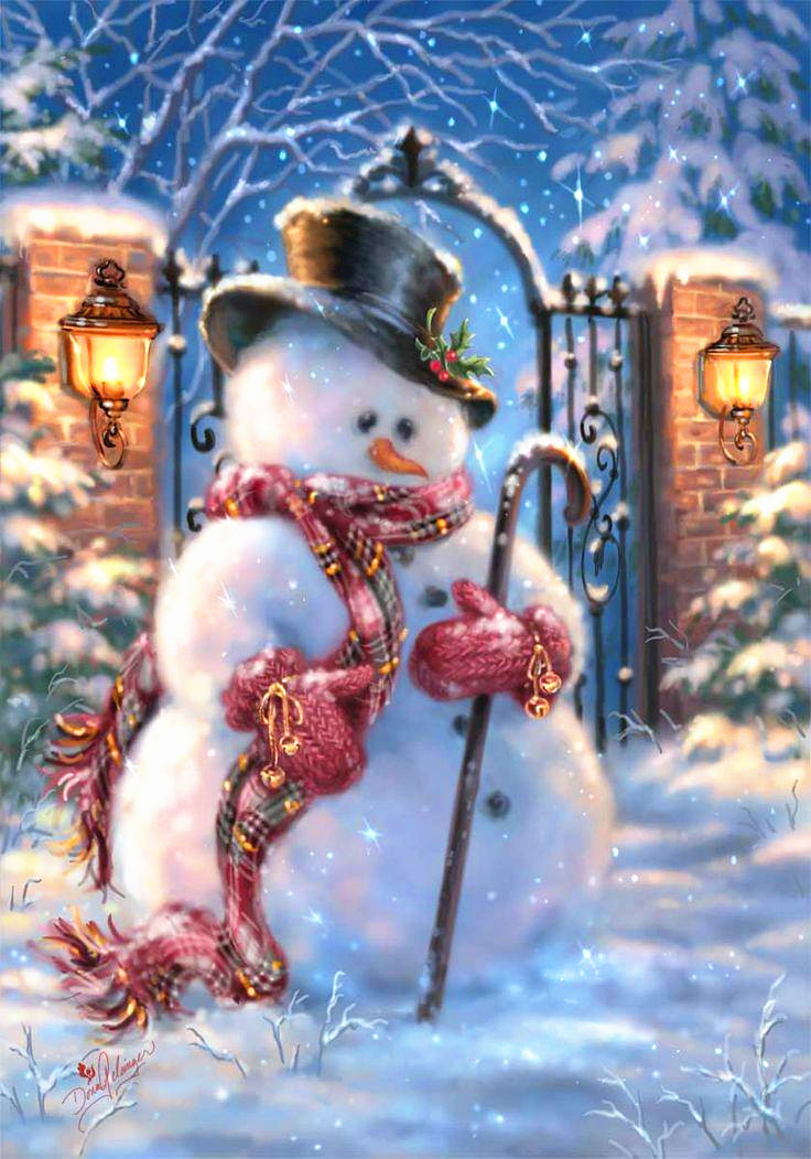 Поздравление От Снеговика С Новым Годом