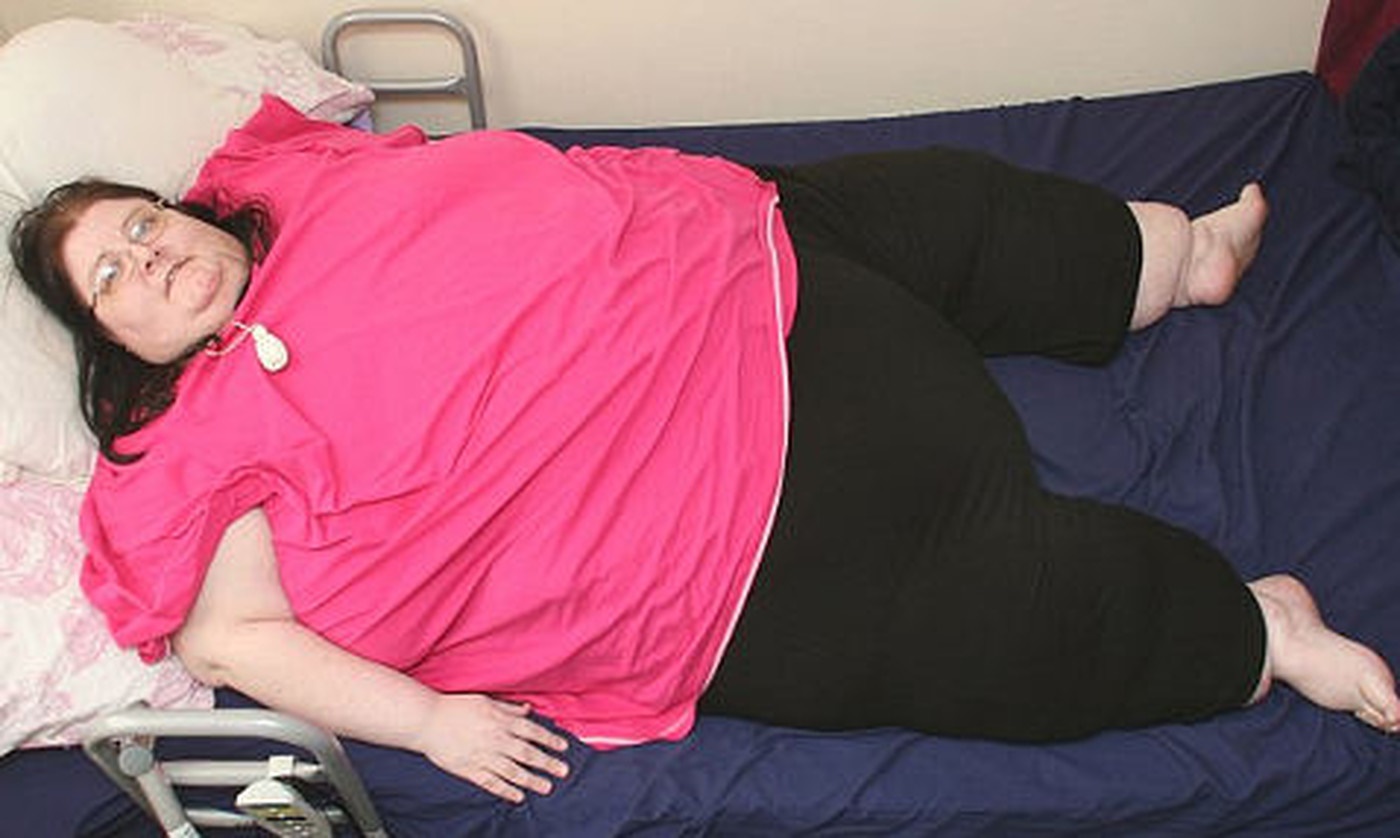 World's fattest mum: I want to weigh one ton