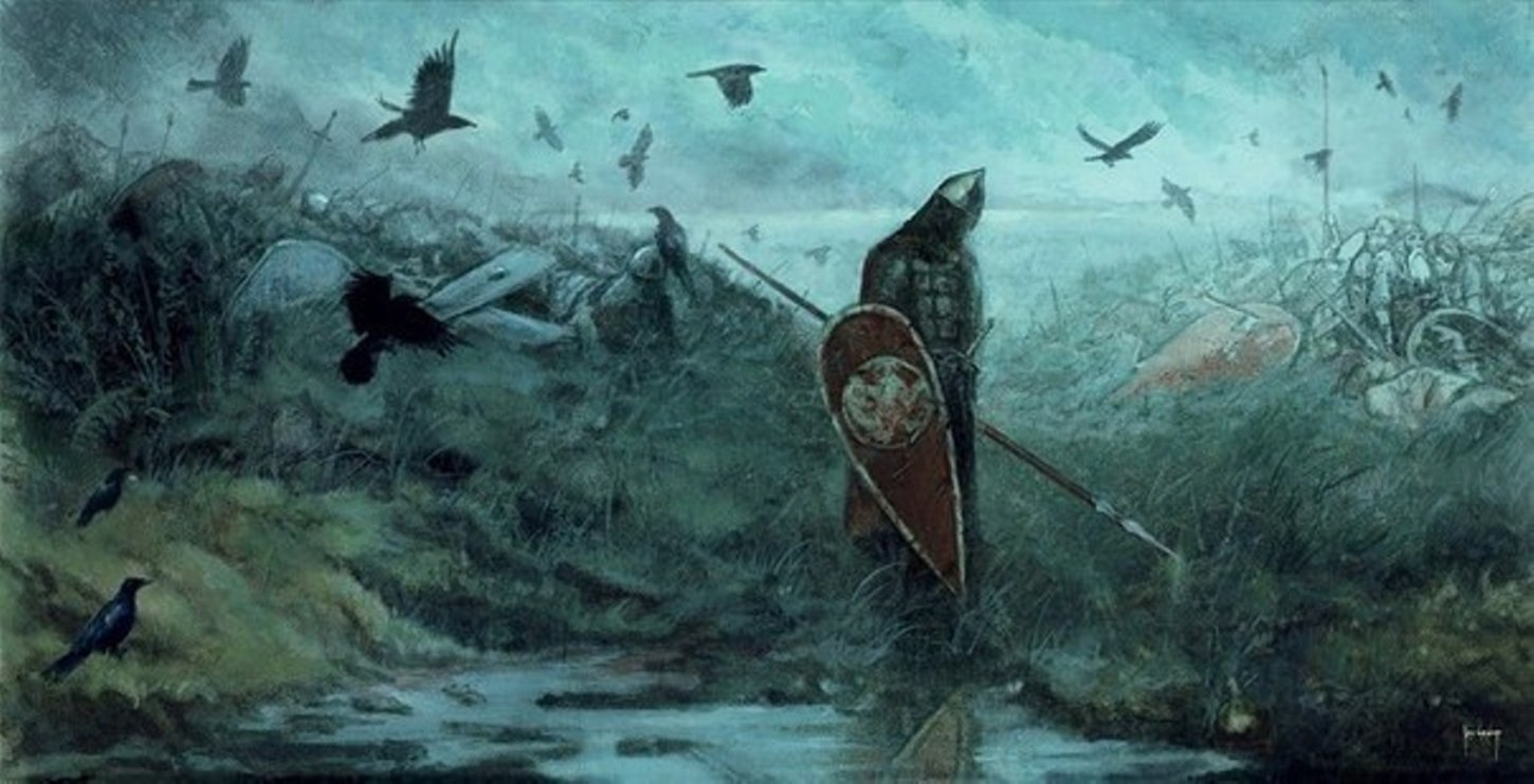 Намерение разбить нас на поле брани провалилось. Поле боя древняя Русь. Поле боя викингов. Поле после битвы.