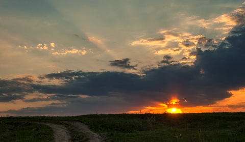 Степь. Город