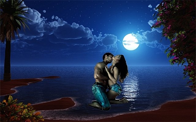 Ночь на море