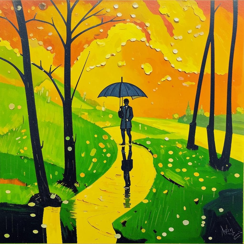 Жмется осень - не одета