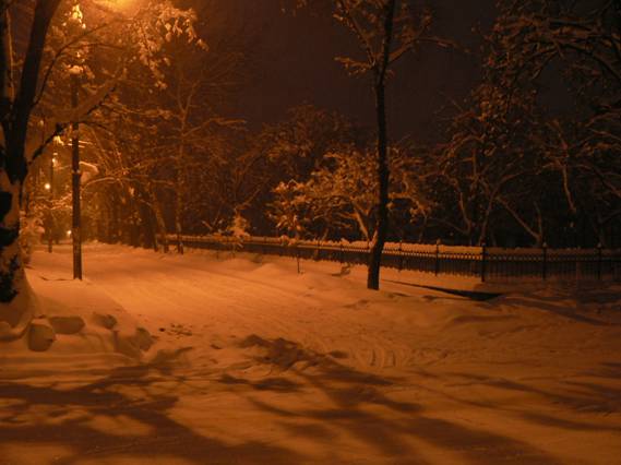 В вечерней тишине