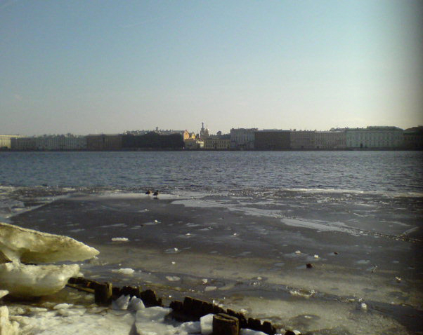 весенняя зарисовка у Невы