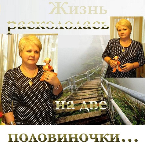 Жизнь раскололась на две половиночки