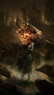 Собираю в ладони дождь...