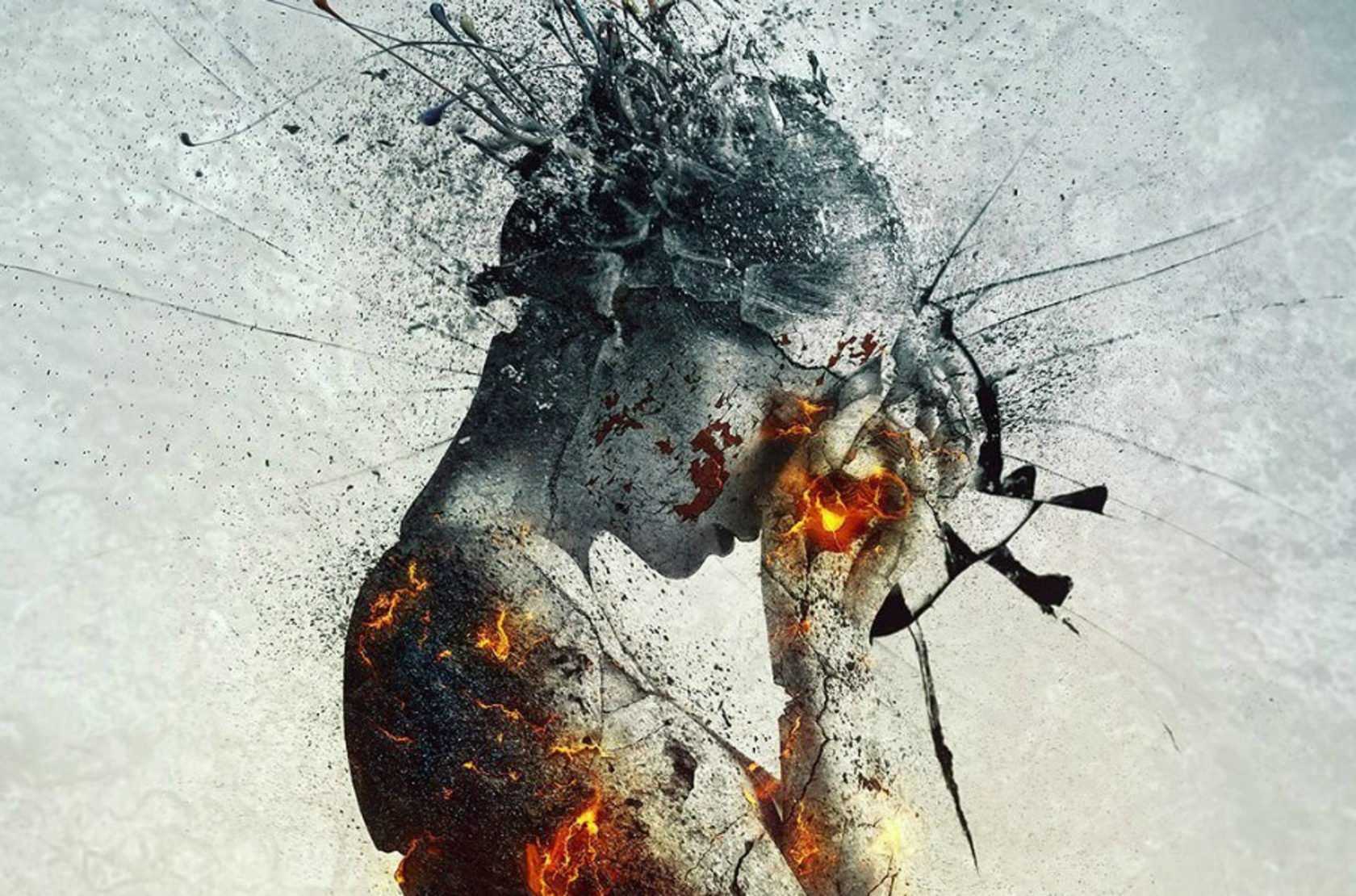 Глубокое разочарование. Картины Марио Санчес Невадо. Взрыв эмоций. Человек рассыпается.
