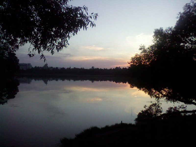 Рассвет над Ольгиным прудом