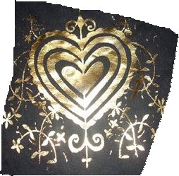 из золотой фольги