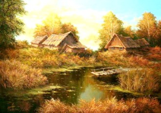 Пустеет, ветшает деревня