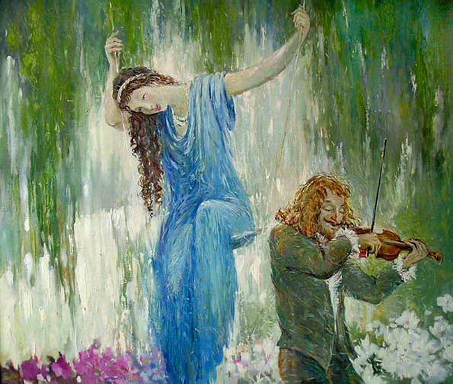 Твой смычок мне напомнит о строках...