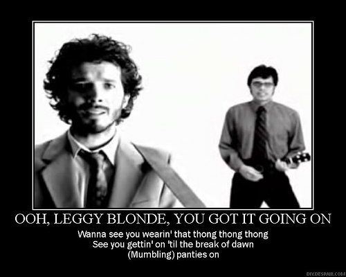 Длинноногая блондинка, прощай!