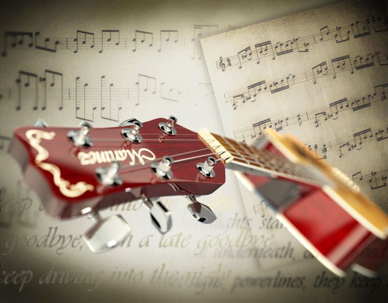 Натяну я нервы на гитарный гриф...