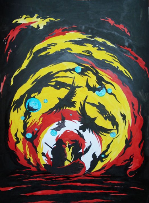 Тонуло солнце...