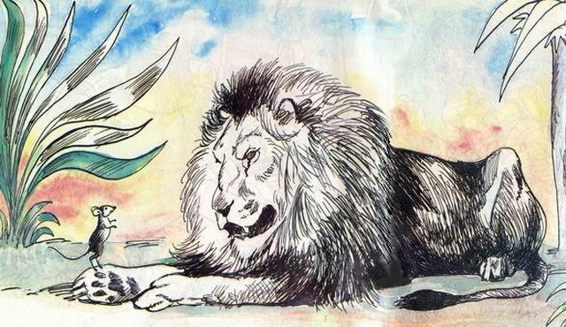 Лев и мышонок