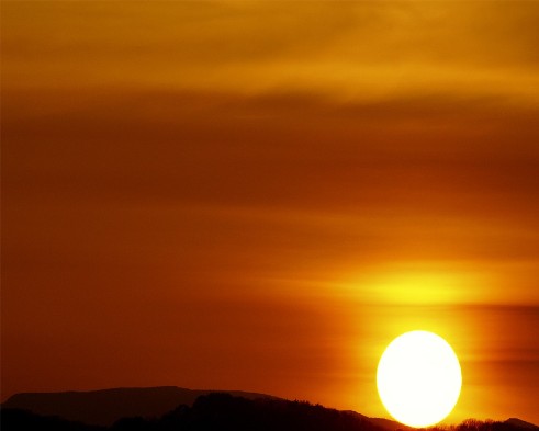 В моём сердце зажёгся закат