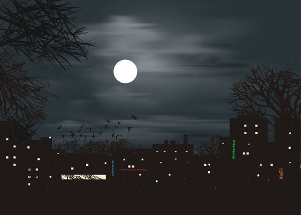 В дом приходит вновь луна...