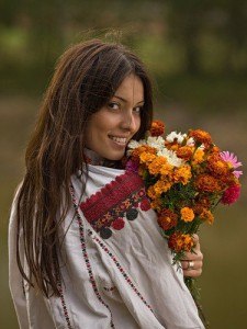 Зеленоглазая смуглянка...