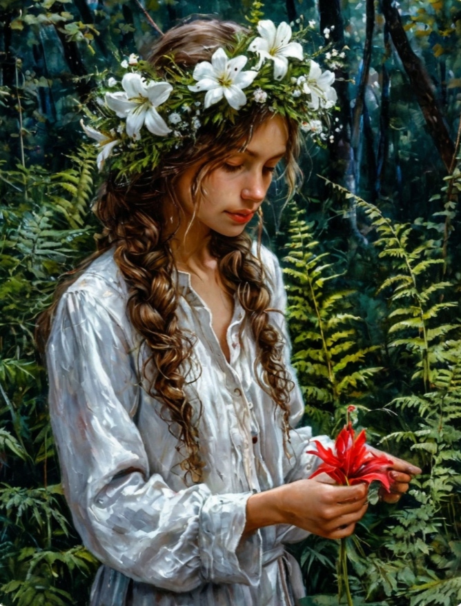 Ночь на Ивана Купалу. Папоротник