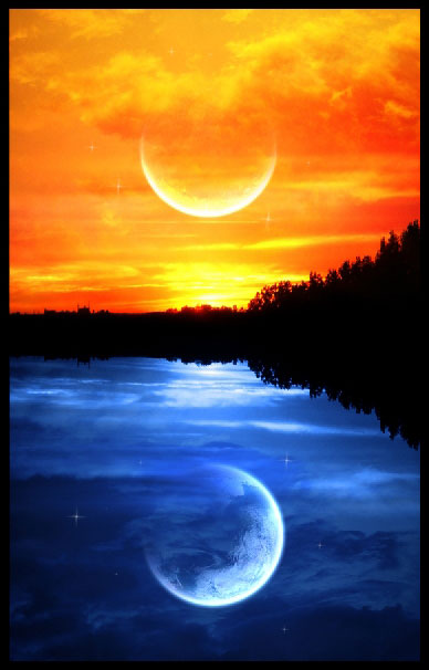 Лунная любовь..