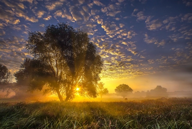 И плавился в лучах восхода мир!