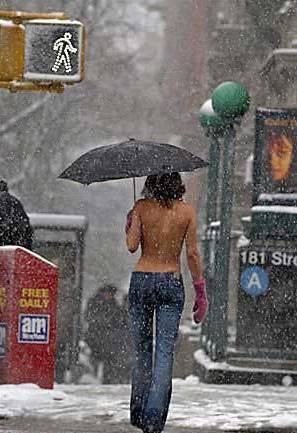 На талую землю