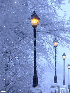 СНежная сказка, рассказанная вечером