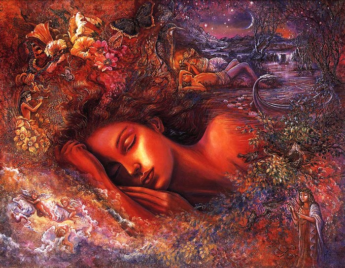 Ласкают нежным шелком мысли мое уставшее сознание