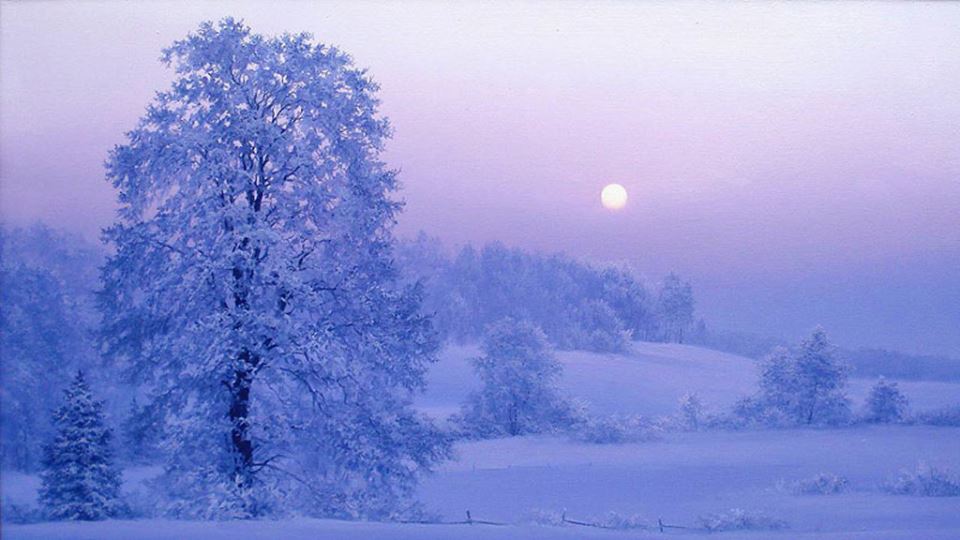 Зимний пейзаж...