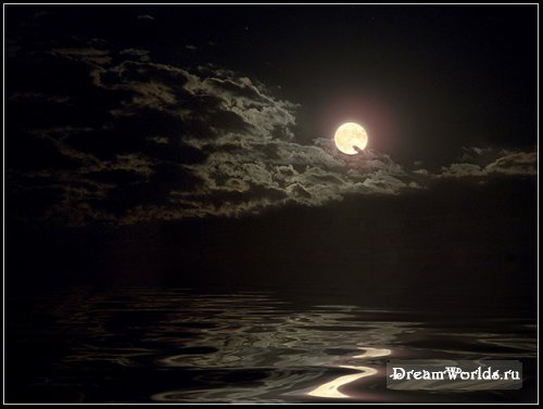 Повисла в небе полная Луна