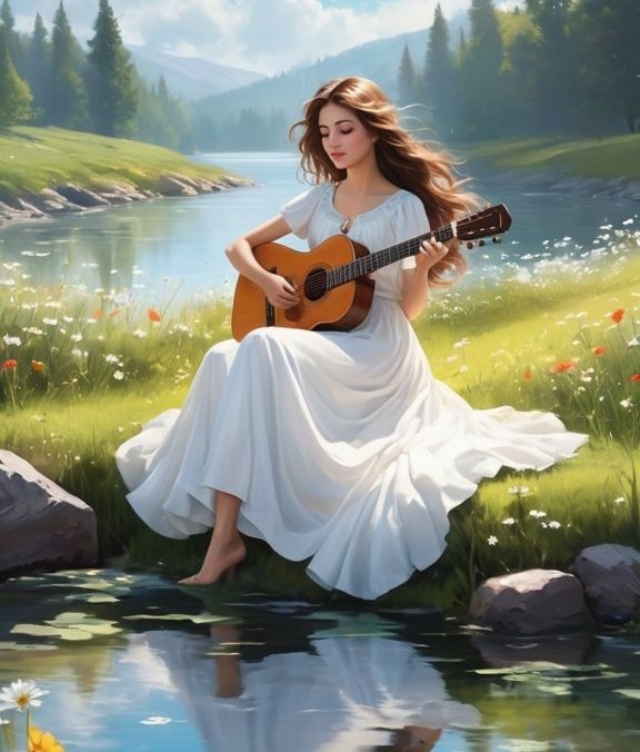 Пела о любви мне дева песню