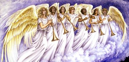 Все ангелы на небесах враз вострубят...