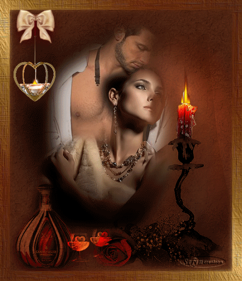 Огонь в камине догорал...