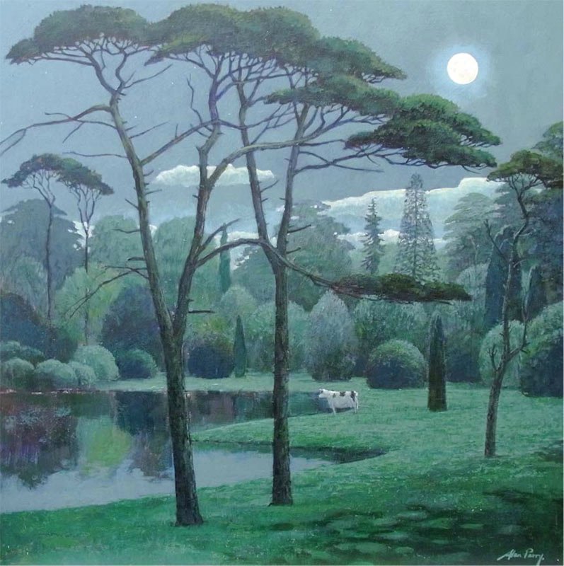 Бледная луна...