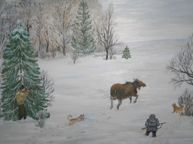 В зимнем лесу