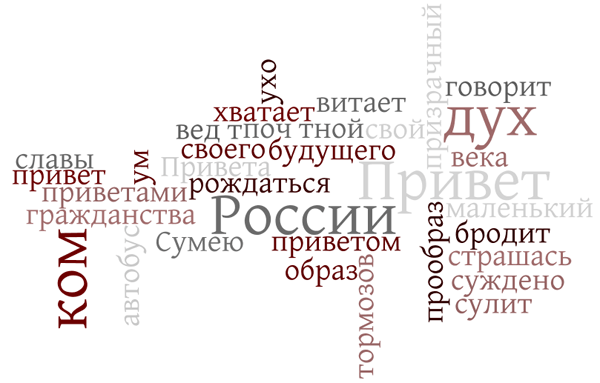 Привет в России больше, чем привет