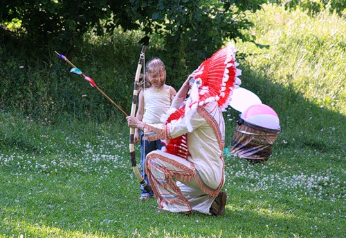Мы всей семьей отдыхали на даче