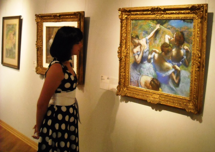 Дега. Голубые балерины