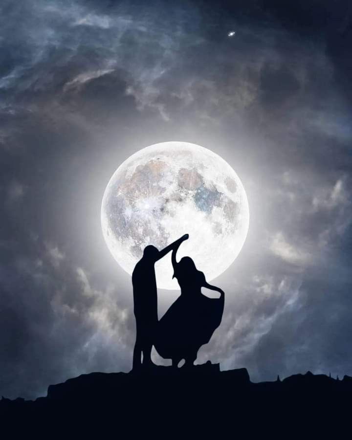 При красоте любви ночной!