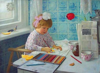 Намалюю рiдний край...