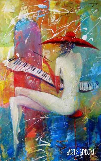 Обнажённая музыка... К картине Лианы Моисеевой