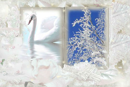 Она, как ангел снегопада