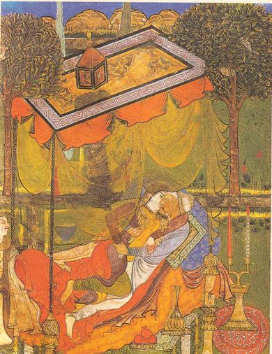 Тимур с наложницей Дильшад