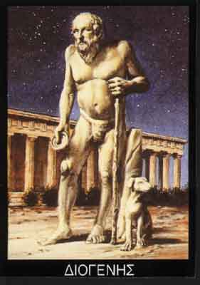 Диоген и плешивый. 246