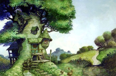 В дубу дупло, в дупле живёт Гороль