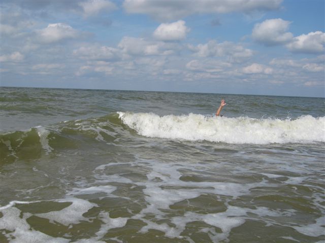 Поймать счастье. Море