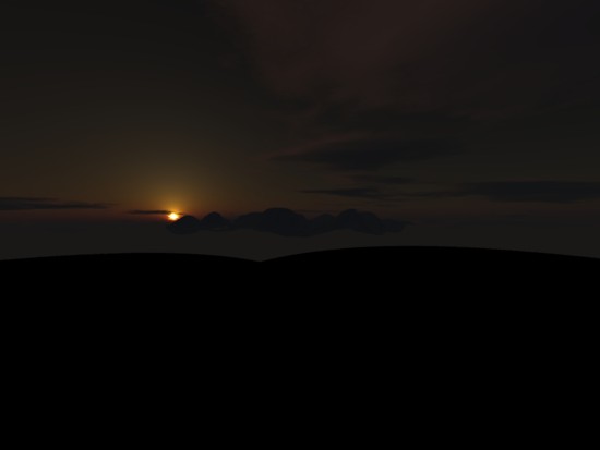 Темный вечер, тихий вечер