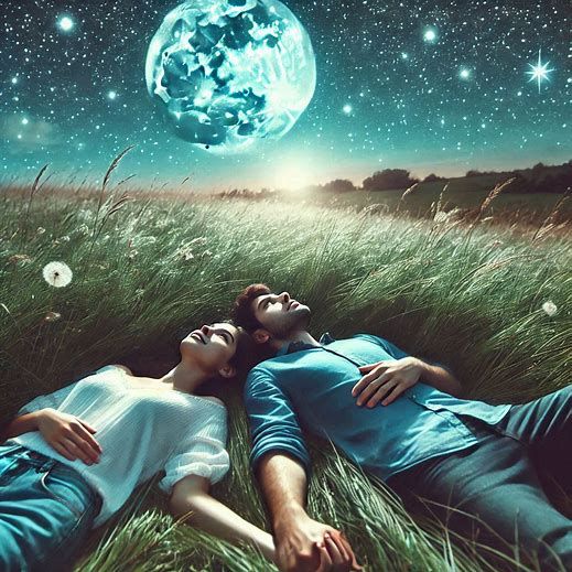 Сад был полон звуков, звёздный свет!