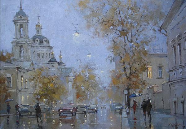 В Москве идёт осенний дождь!